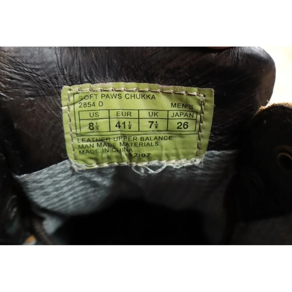Irish Setter Gore-Tex Soft Paws Chukka Mens Leather Work Boots Size 8.5 D Brown